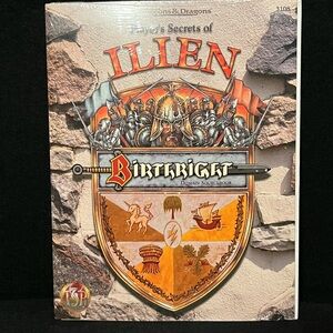 Dungeons & Dragons Birthright Players Secrets Of Ilien TSR 3108 NEW Book Guide